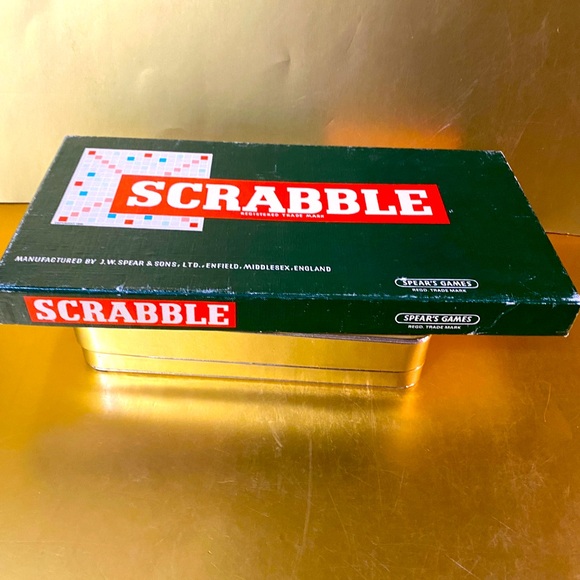 SCRABBLE BOARD GAME VINTAGE 1955 SPEAR’S GAME MADE IN ENGLAND  COMPLETE - Picture 11 of 16
